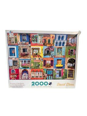 Windows Of The World 2000-Piece Puzzle By David Stern - Ceaco 38"x26"